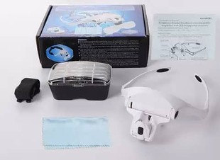 <نظارة التكبير للكشف للامراض الجلدية والأسنان